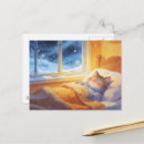 Recherche de chat neige cartes postales Chaton