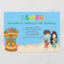 Recherche de partie luau invitations Hawaï