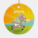 Recherche de chèvre drôle ornements Mignon