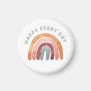 Recherche de boho magnets Arc en ciel