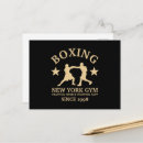 Recherche de fighter cartes postales Boxe