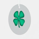 Recherche de trèfle irlandais ornements Bonne chance