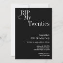 Recherche de 30 années invitations Noir et blanc