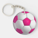 Recherche de ballon de football rose porteclés Sports