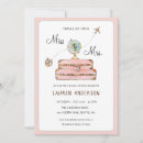 Recherche de miss to mrs bridal shower invitations Aquarelle