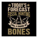 Recherche de fossiles posters Avec