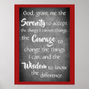 Recherche de serenity prayer posters Wisdom