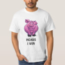 Recherche de porc drôle tshirts Rose