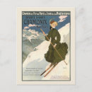 Recherche de montagne vintage cartes postales Ski