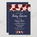 Recherche de navy baby shower invitations Fleurs