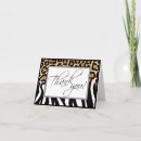 Recherche de motif zèbre vœux cartes Blanc