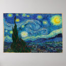 Recherche de peintures de van gogh posters La nuit étoilée
