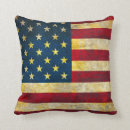 Recherche de drapeau américain grunge coussins 4 juillet