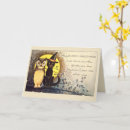 Recherche de hibou vintage vœux cartes Noir
