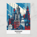 Recherche de varsovie pologne cartes postales Rétro