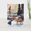 Recherche de reine de neige vœux cartes Vintage