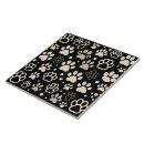 Recherche de chien carreaux Empreinte de patte
