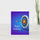 Recherche de tir cible vœux cartes Bullseye