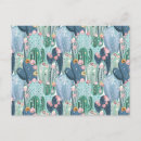 Recherche de motif de cactus cartes postales Pastel