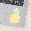 Recherche de ananas jaune autocollants Été