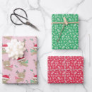 Recherche de renne papier cadeau Vert