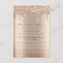 Recherche de rose gold glitter invitations Mariés