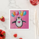 Recherche de amour pingouin serviettes Mignon
