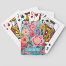Recherche de printemps jeux de cartes Floral