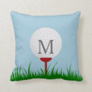 Recherche de boules de golf décoration coussins Monogramme
