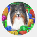 Recherche de sheltie autocollants Animal