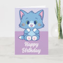 Recherche de neko vœux cartes Mignon