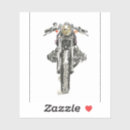 Recherche de motocyclette autocollants Dessin d'encre