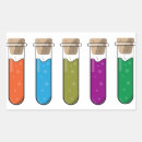 Recherche de test tube autocollants Chimie
