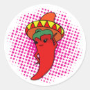 Recherche de poivrons rouges autocollants Poivron rouge