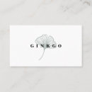 Recherche de feuille ginkgo cartes visite Chic