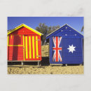 Recherche de cabines de plage cartes postales Couleur