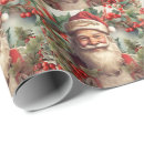 Recherche de père noël vintage papier cadeau Croire