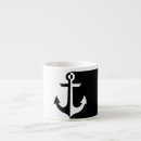 Recherche de mer noire tasses Ancre