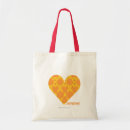 Recherche de damassé tote bags Jaune orange