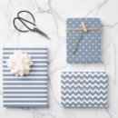 Recherche de chevron bleu papier cadeau Minimaliste