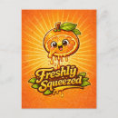 Recherche de fruit heureux cartes postales Orange