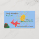 Recherche de baby sitting cartes visite Caregiver