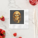 Recherche de shih tzu serviettes Drôle