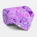 Recherche de lilas et blanc cravates Violet