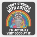Recherche de autisme carrés autocollants Drôle