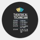 Recherche de théâtral autocollants Dramatique