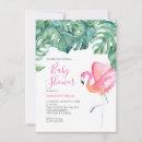 Recherche de flamingo invitations Feuilles de palmiers