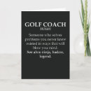 Recherche de entraîneur de golf vœux cartes Sport