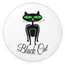 Recherche de chat noir boutons et poignées de porte Drôle