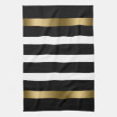 Recherche de rayures noires et blanches cuisine linges Simple